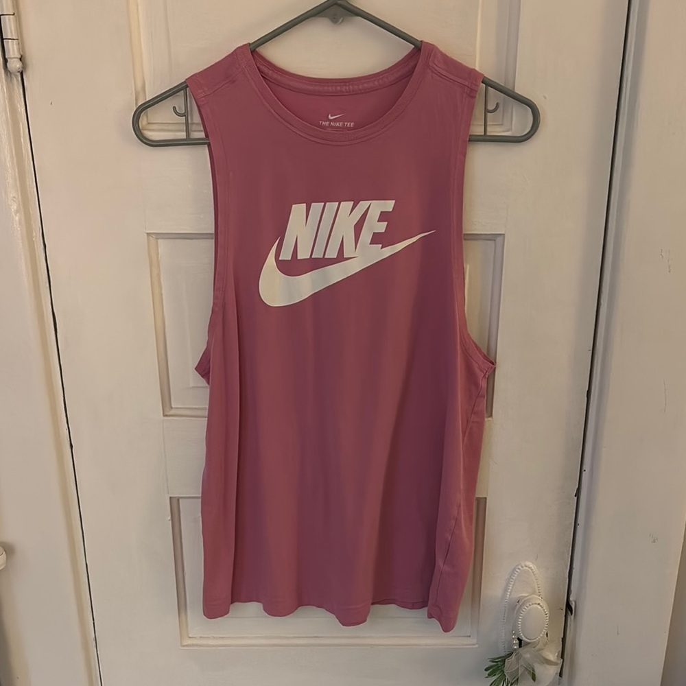 nike pink tank top